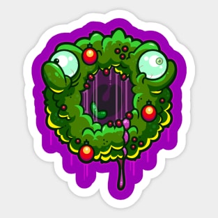 Zombie Wreath Sticker